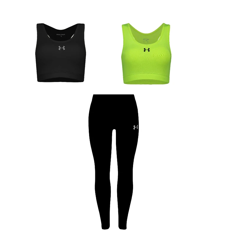 ست سه تکه لباس ورزشی زنانه مدل 1801-1801-4101