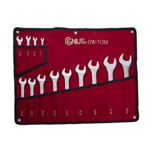 نقد و بررسی مجموعه 13 عددی آچار دوسر تخت جنیوس مدل OW-713M کد 13 توسط خریداران