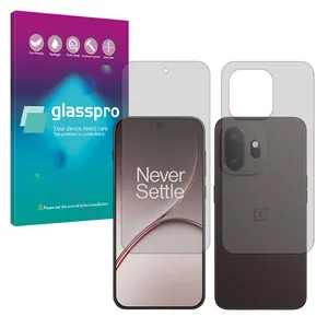 Glass Pro Matte screen protector borderless model suitable for OnePlus 15T mobile phone along with the back protector