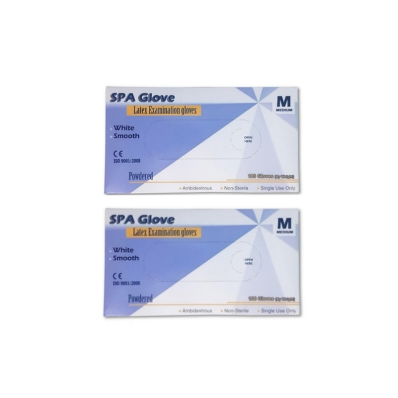 دستکش لاتکس اس پی ای مدل 01m سایز مدیوم بسته 2 عددی