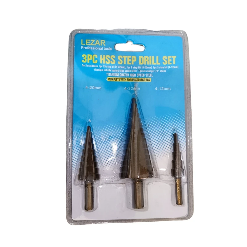 مته کاجی مدل لیزر کبالت دار مجموعه 3 عددی 