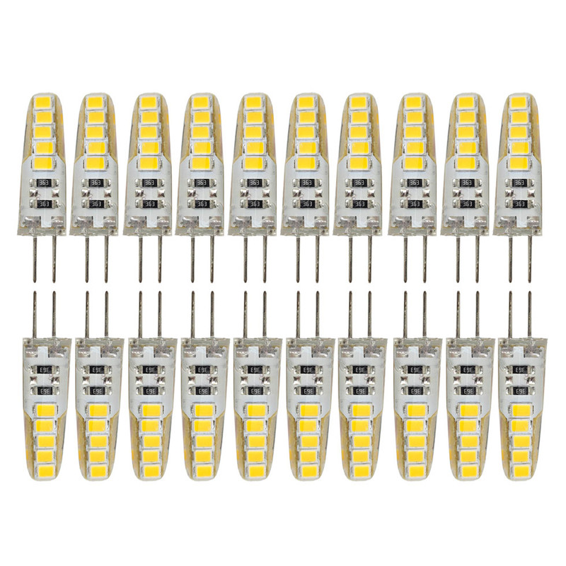 لامپ ال ای دی 3 وات مدل سوزنی ژله ای پایه G4 مجموعه 20 عددی
