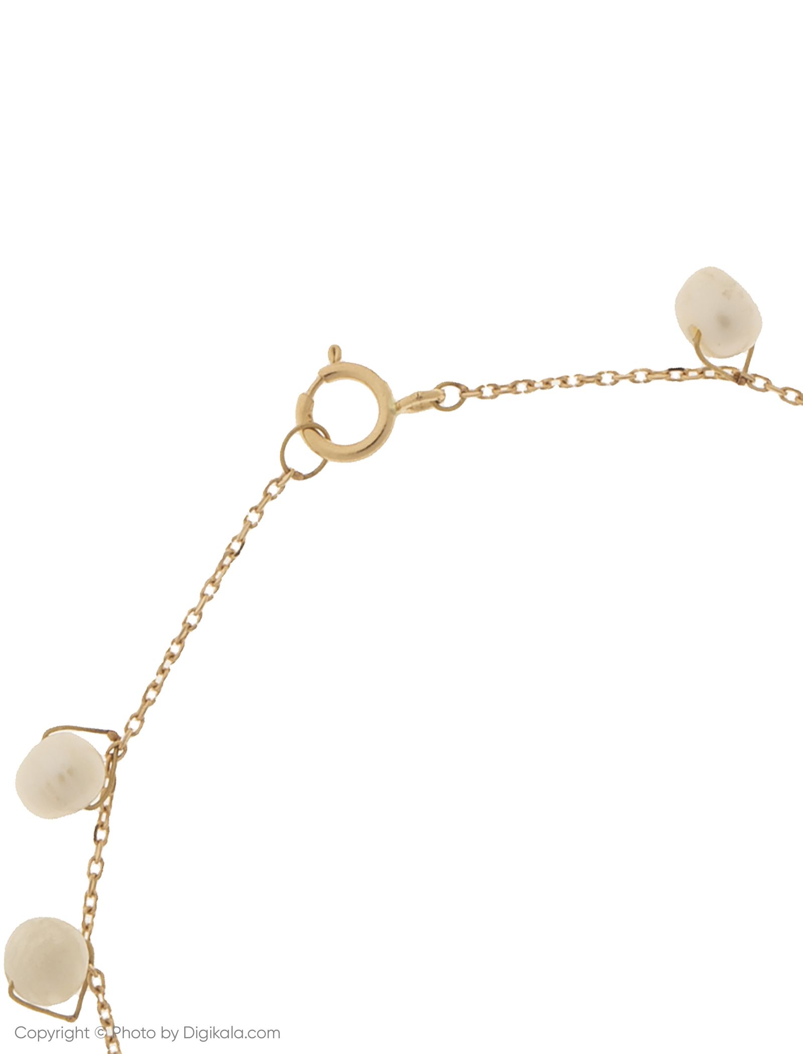 دستبند طلا 18 عیار دخترانه گرامی گالری مدل B605 -  - 4