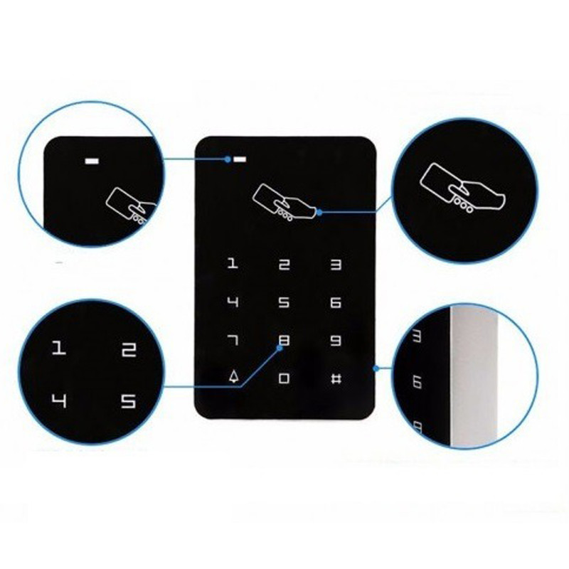 درب باز کن هوشمند مدل رمزی و کارتی 125khz