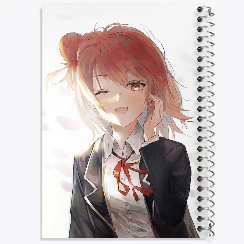 دفتر مشق 50 برگ خندالو طرح یویی انیمه جوانی کمدی رومانتیک من کد 32515