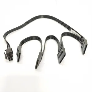 کابل PCI-E منبع تغذیه مدل 6PIN TO 4 SATA