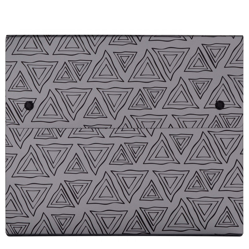 پوشه دکمه دار پاپکو مدل سمیناری PCCN-13 به همراه کاغذ