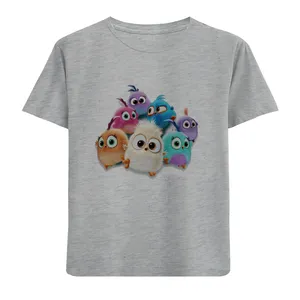 تی شرت آستین کوتاه دخترانه مدل جوجه D162