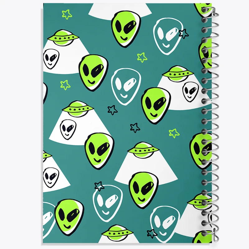 دفتر شطرنجی 50 برگ خندالو مدل آدم فضایی کد N926