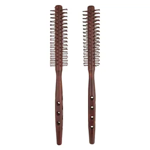 برس مو مدل چوبی نسوز کد BET-JG60W  مجموعه 2 عددی