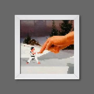 تابلو مدل بازی ماینکرفت