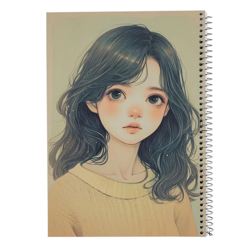 دفتر ژورنال نویسی 50 برگ مدوپد مدل نقطه ای طرح دخترانه کد DF15801