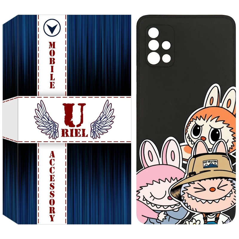 کاور یوریل مدل KSH کد 145 طرح عروسک لبوبو مناسب برای گوشی موبایل سامسونگ Galaxy A51