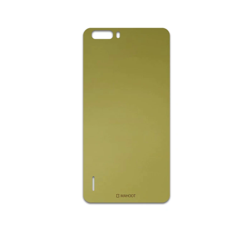 برچسب پوششی ماهوت مدل Matte-Gold مناسب برای گوشی موبایل آنر 6 Plus