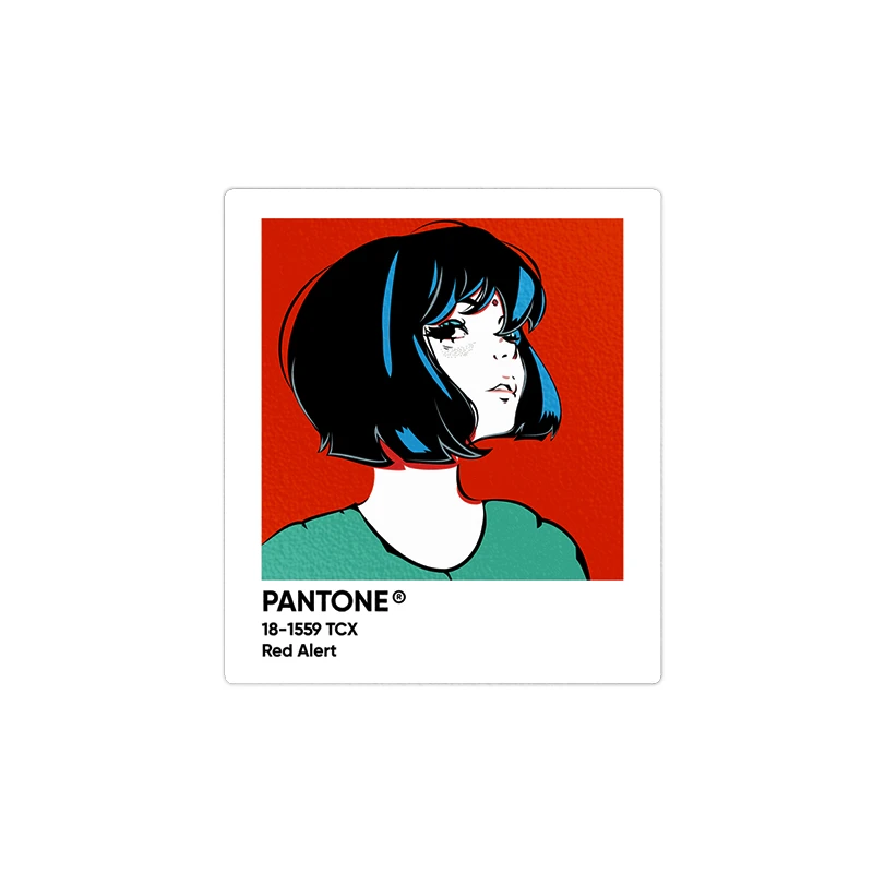  استیکر لپ تاپ ماسا دیزاین طرح pantone مدل venus560