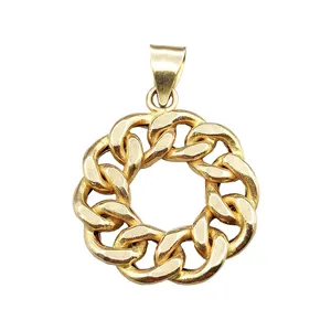 آویز گردنبند طلا 18 عیار زنانه مدل ونکلیف برلیان