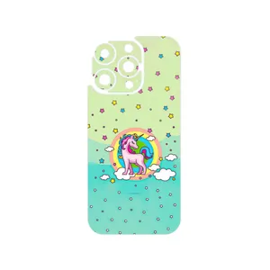 MAHOOT Rainbow unicorn adventure Cover Sticker for Apple iPhone 16 Pro