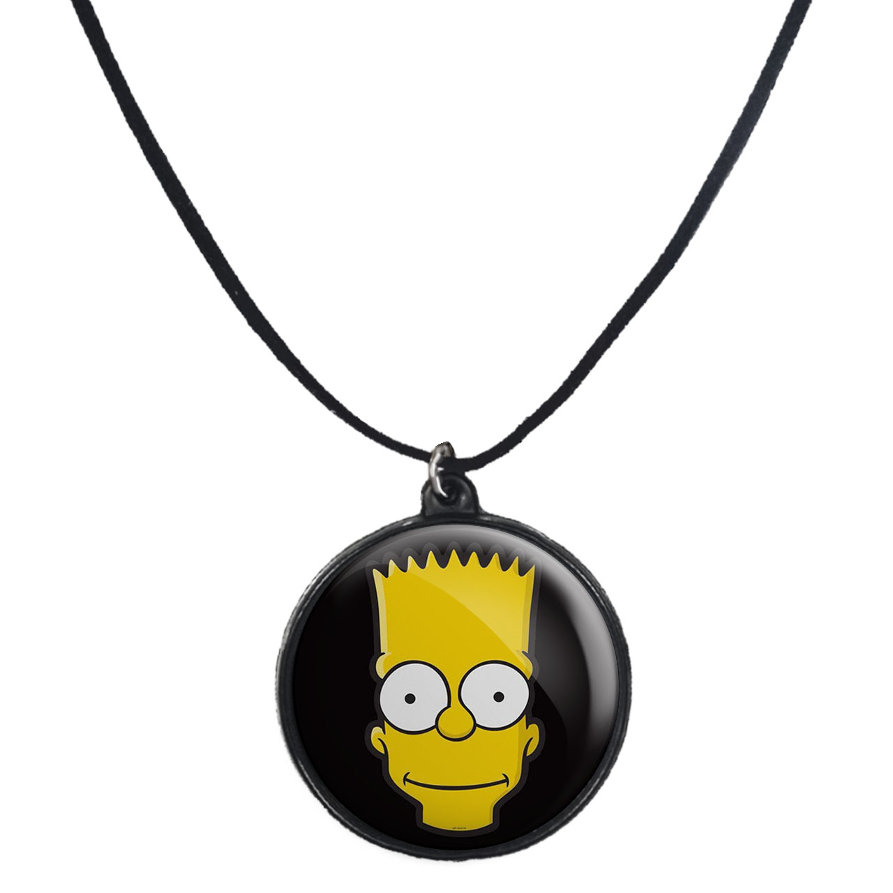 گردنبند پرمانه طرح سیمپسون ها کد pmb.21297 مدل دو طرفه