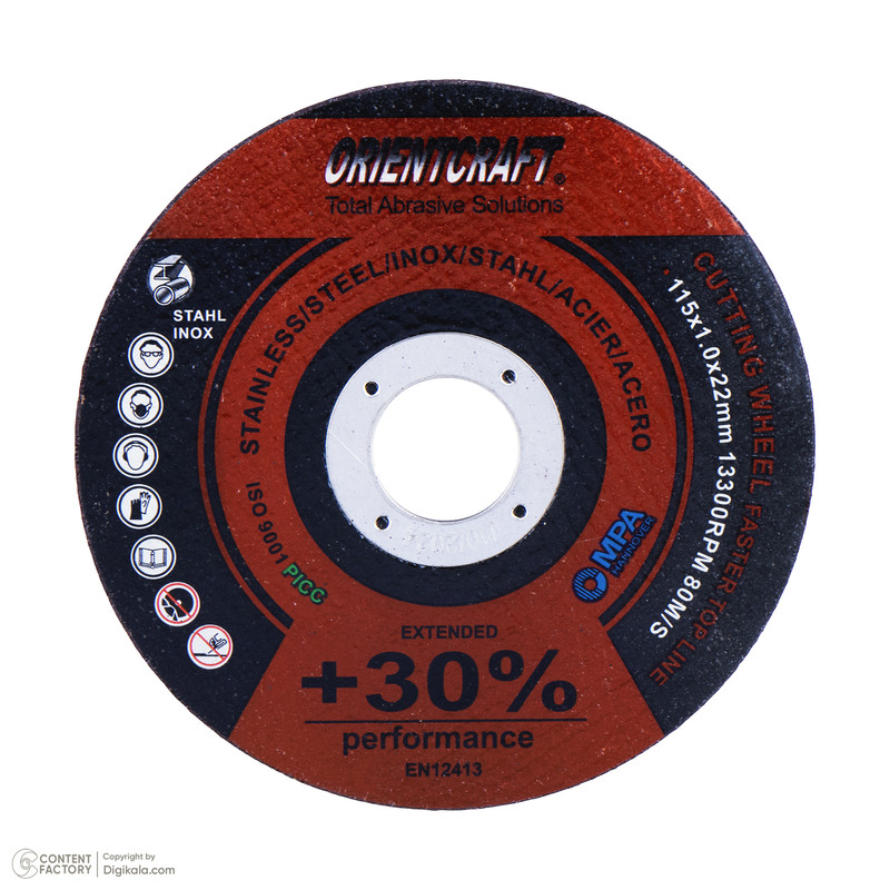 صفحه برش استیل بر مینی اورینت کرفت مدل EN12413