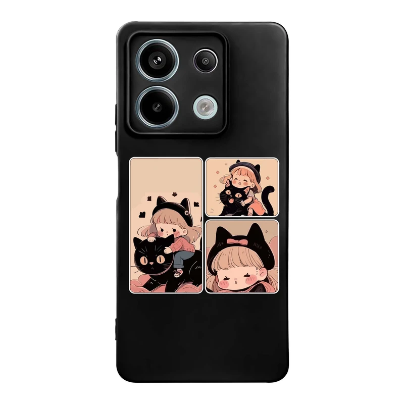 کاور قاب گوشی طرح قاب عکس دخترانه کد k776 مناسب برای گوشی موبایل شیائومی Redmi Note 13 Pro 5G