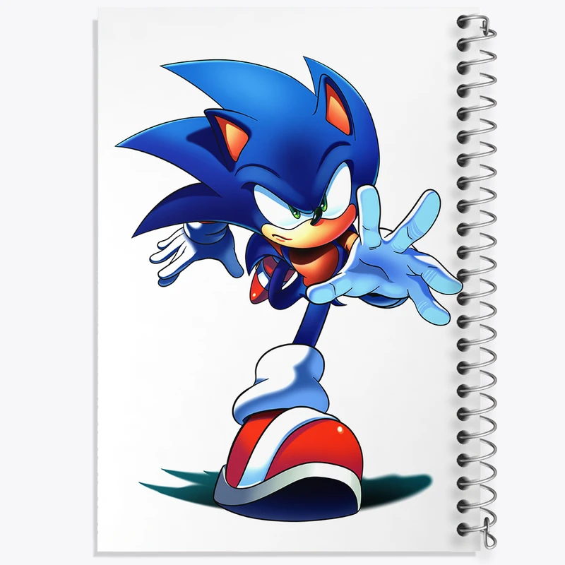 دفتر نت موسیقی 50 برگ خندالو مدل سونیک (Sonic) کد 37037