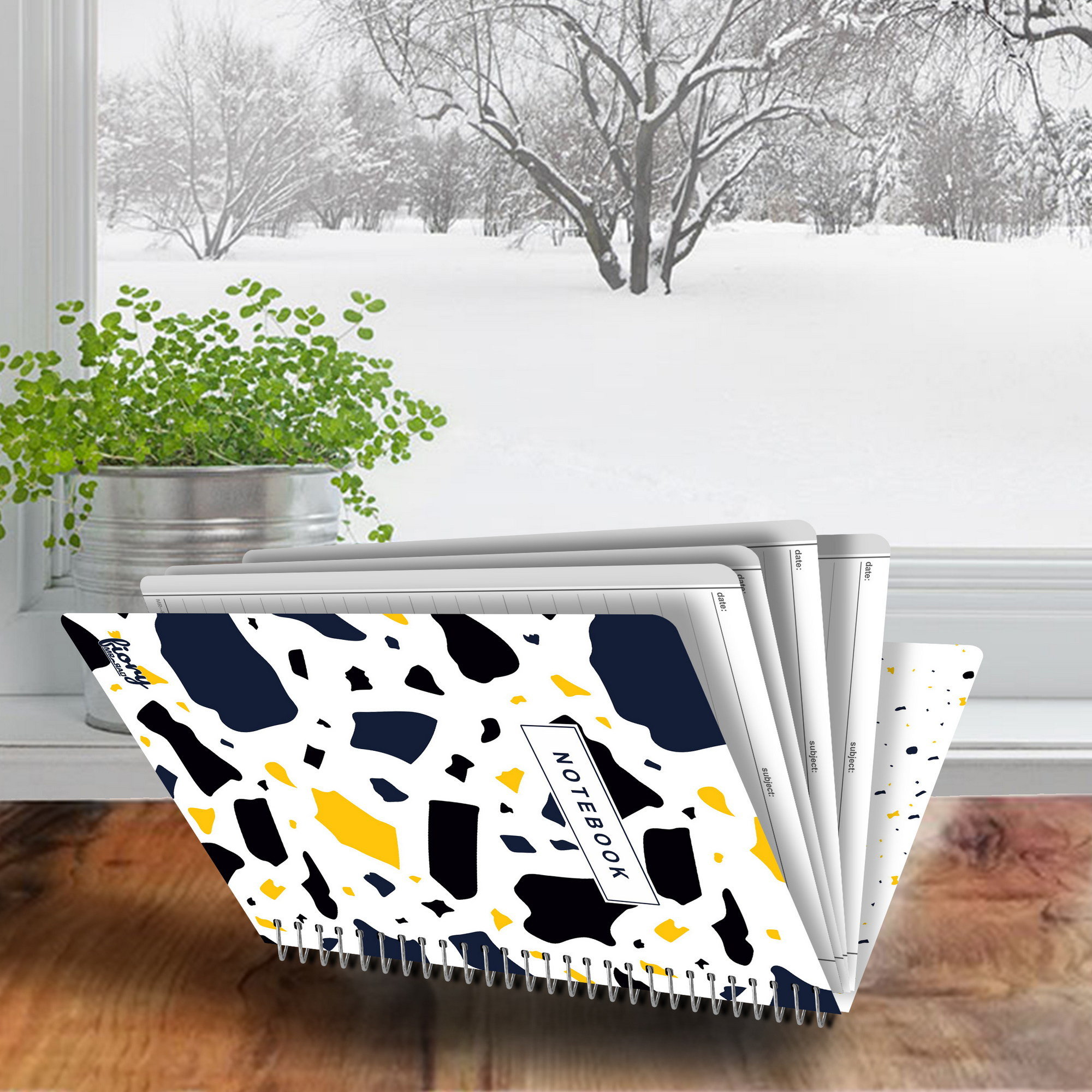 دفتر مشق 100 برگ مستر راد مدل تینا کد fiory 2042