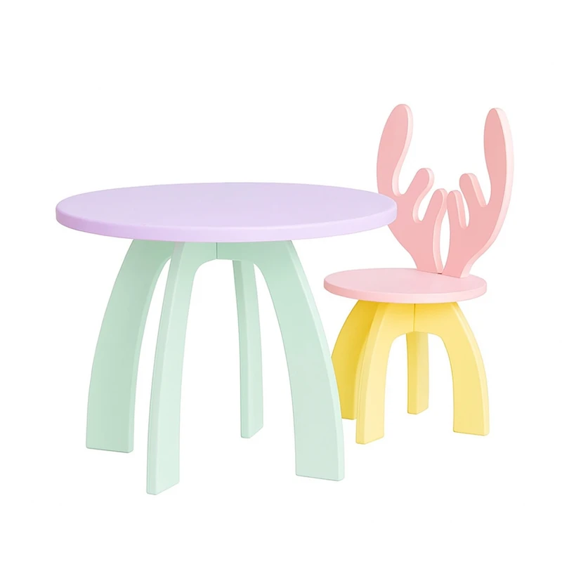 ست میز و صندلی مدل شاخ گوزن