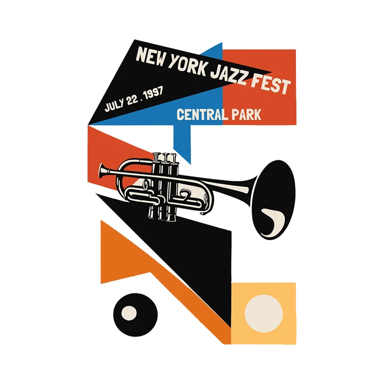 استیکر پارچه و لباس پاد آفرین مدل موسیقی کد 672