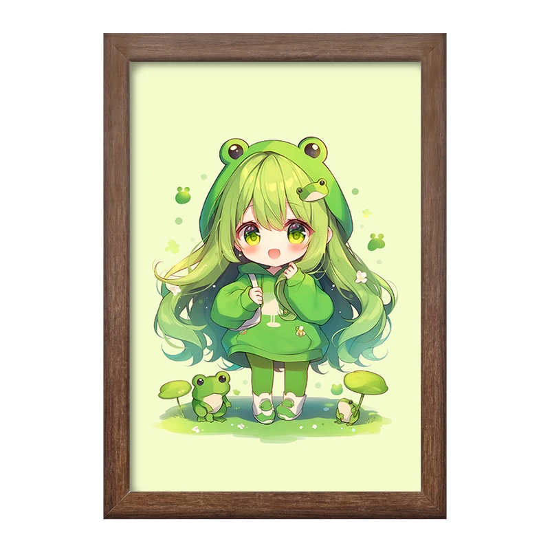 تابلو خندالو طرح دخترانه کیوت کد F5411