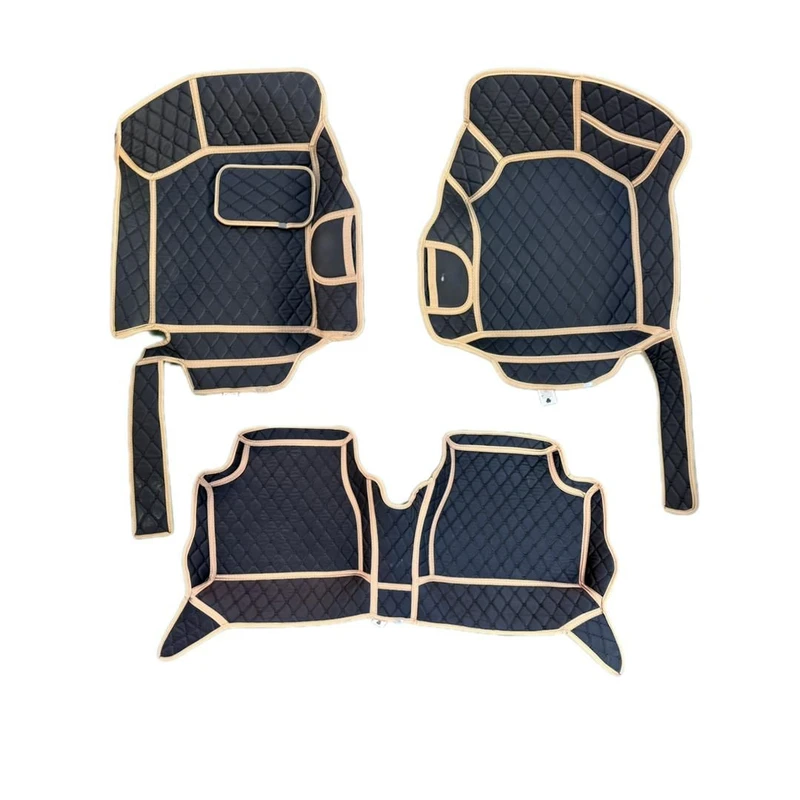 کفپوش خودرو پنج‌بعدی مدل گلدوزی مناسب برای اطلس