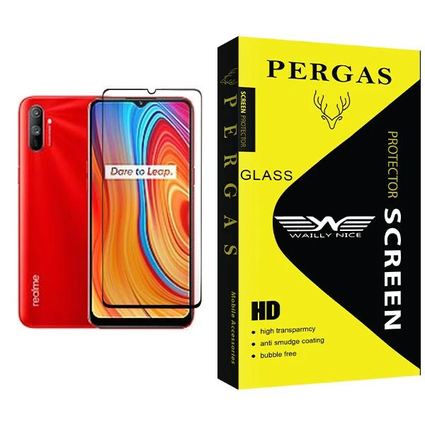 محافظ صفحه نمایش وایلی نایس مدل Pergas Glass MIX001 مناسب برای گوشی موبایل ریلمی C3