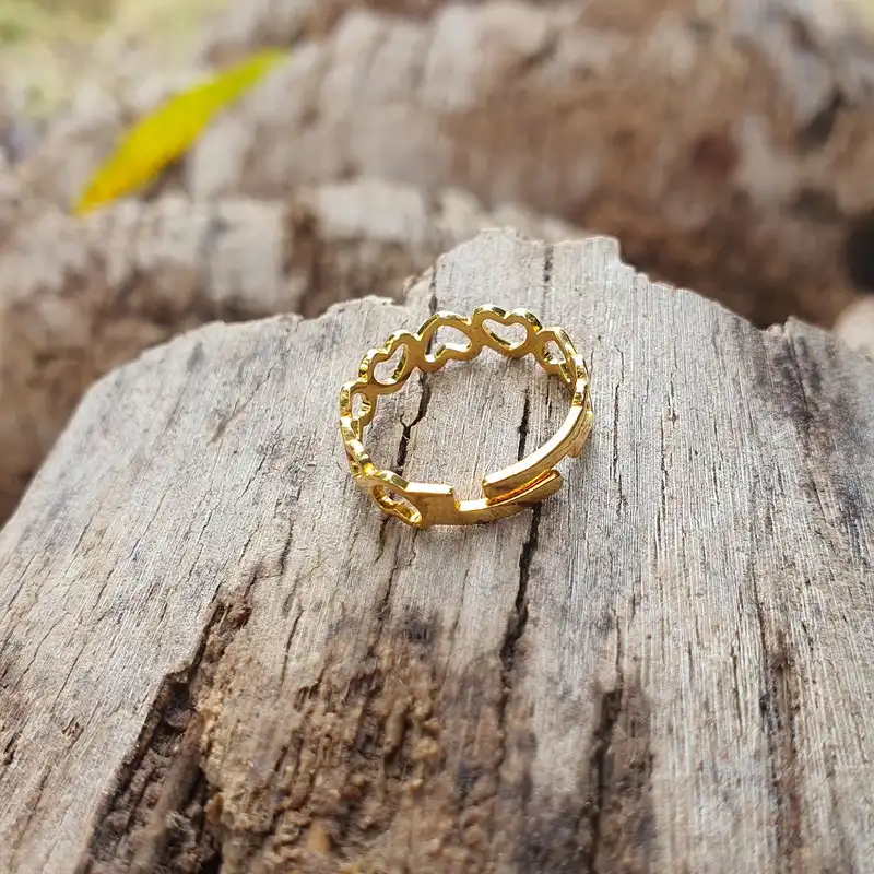 انگشتر پا زنانه ماصرم مدل قلب کد Ri3097