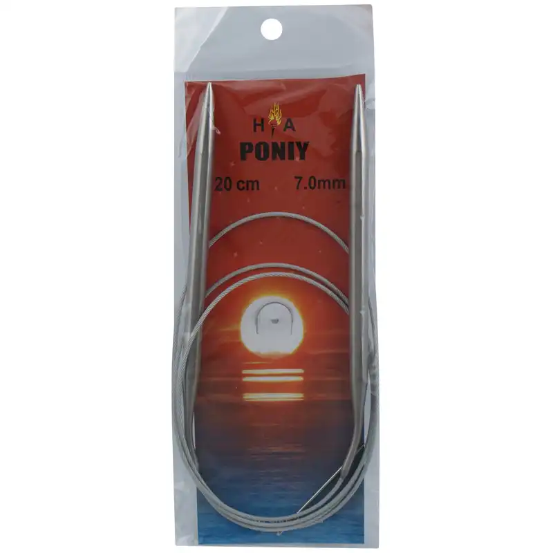 میل بافتنی پونی مدل گرد کد 7