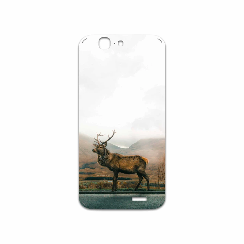 برچسب پوششی ماهوت مدل Horned Deer مناسب برای گوشی موبایل هوآوی Ascend G7