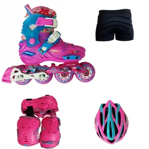 اسکیت کفشی کالاری مدل X1 سایز 32-35 به همراه کلاه و لوازم ایمنی