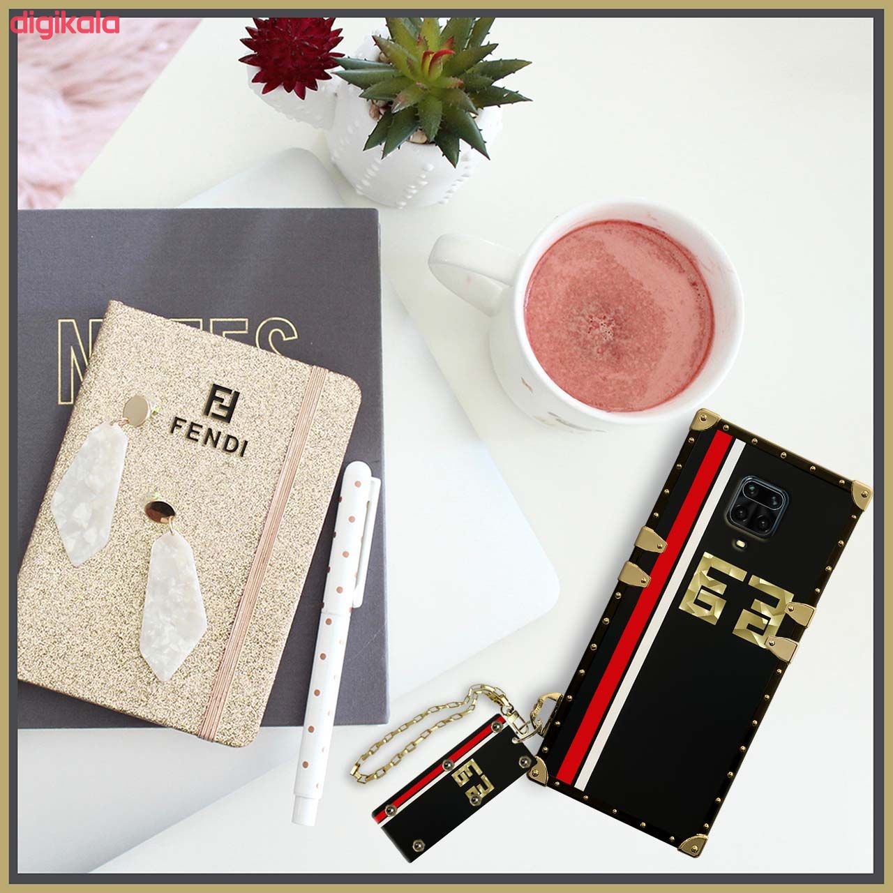کاور مدل صندوقی کد 0017 مناسب برای گوشی موبایل شیائومی Redmi Note 9s/ Redmi Note 9 Pro/ Redmi Note 9 Pro Max به همراه آویز main 1 3