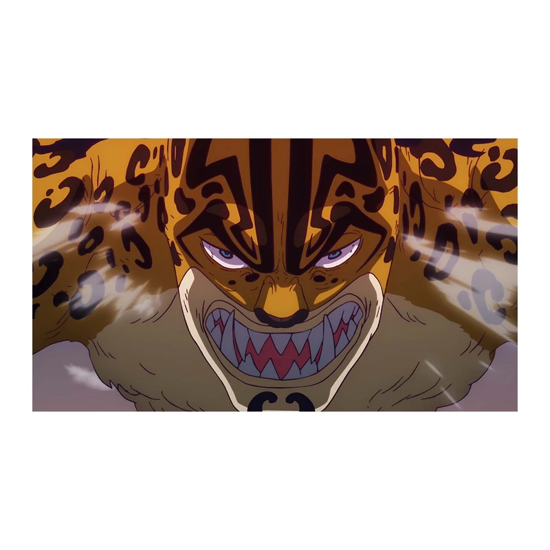 استیکر لپ تاپ و موبایل مدل انیمه لوفی راب لوچی one piece Rob Lucci کد 4063