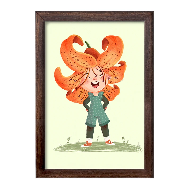 تابلو خندالو طرح دخترانه فانتزی کد 25721