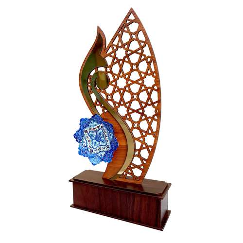 تندیس میناکاری طرح گل مدل ساده کد 14015