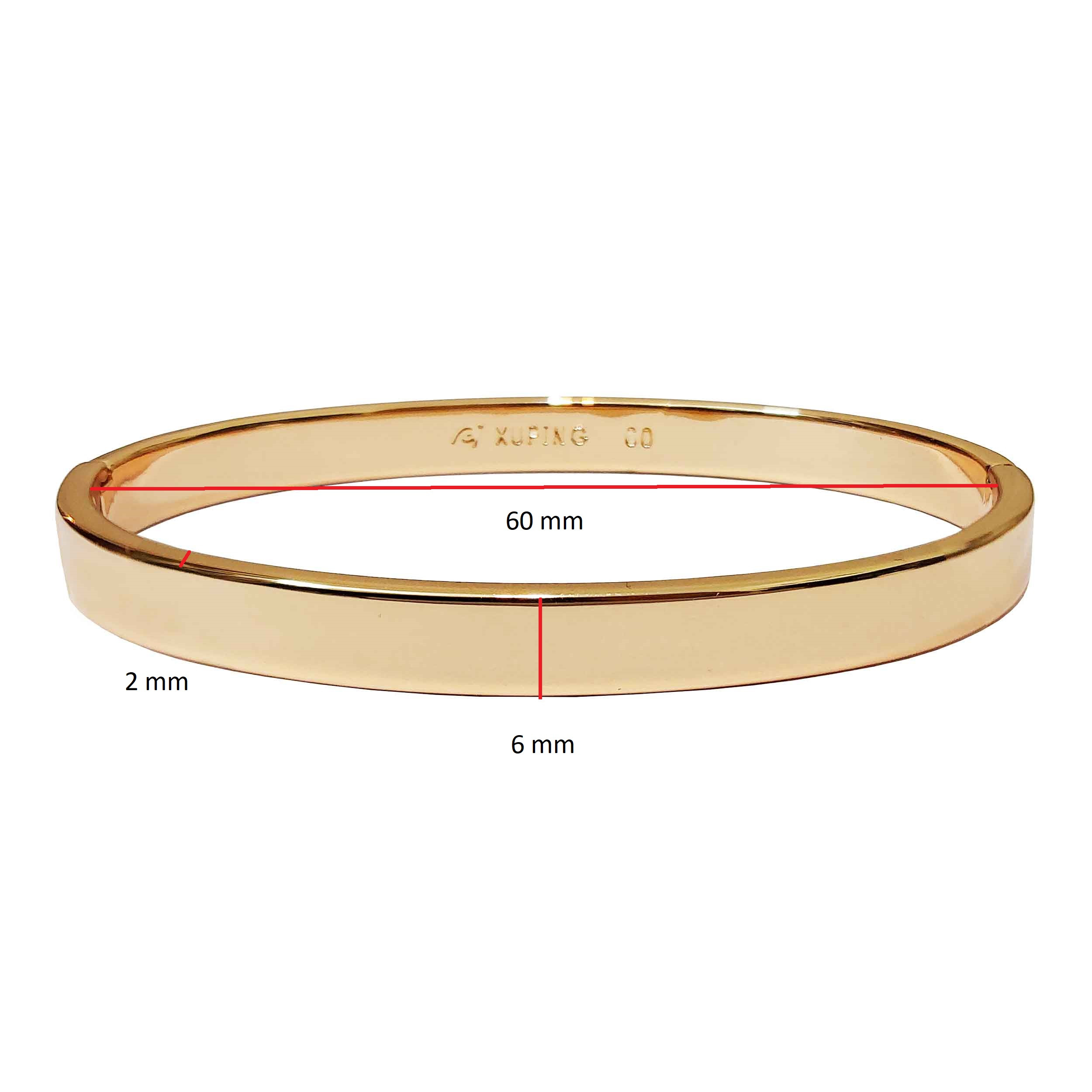 دستبند النگویی زنانه ژوپینگ مدل XP606-60-6