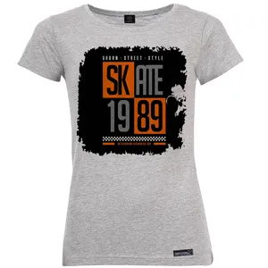تی شرت آستین کوتاه زنانه 27 مدل Skate 1989 کد MH1267