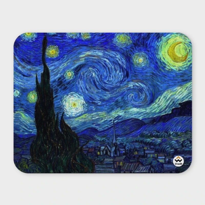 ماوس پد شادیت مدل نقاشی ونگوگ کد01