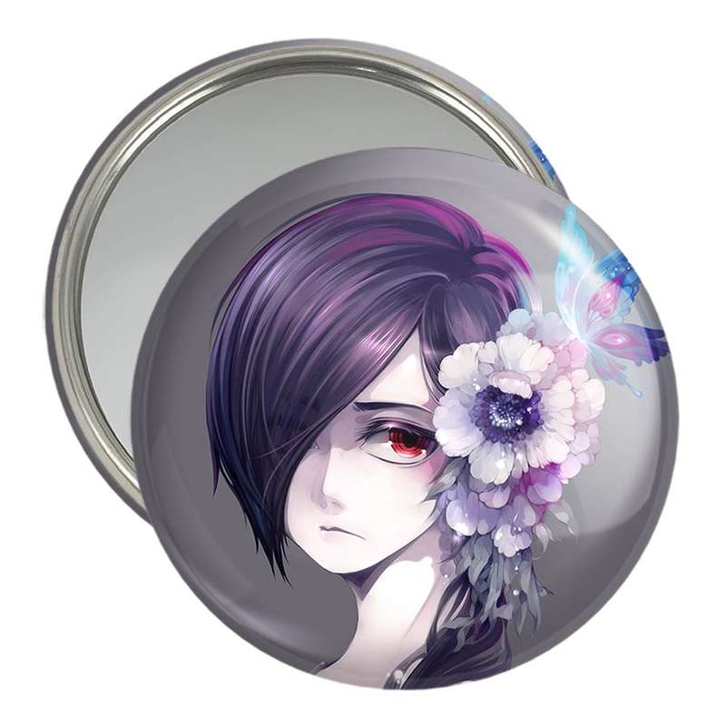 آینه جیبی خندالو مدل توکا کریشیما انیمه توکیو غول Tokyo Ghoul کد 11900 آینه جیبی خندالو مدل توکا کریشیما انیمه توکیو غول Tokyo Ghoul کد 11900