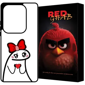  RED GHAB RCHAPN13P Cover For Xiaomi Redmi Note 13 Pro 4G / Poco M6 Pro 4G