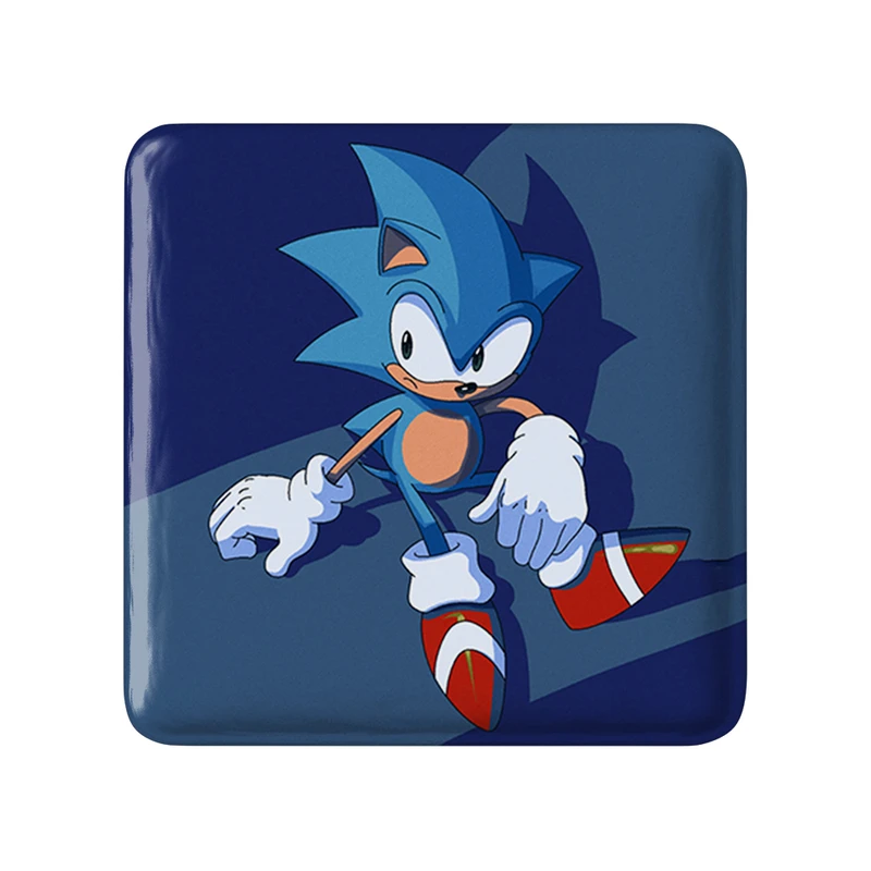 مگنت خندالو طرح سونیک (Sonic) مدل مربعی کد 37018