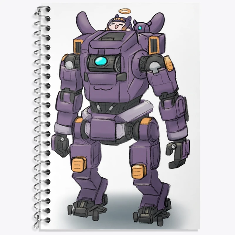 دفتر لغت 50 برگ خندالو طرح بازی تایتان فال (Titanfall) کد 32628