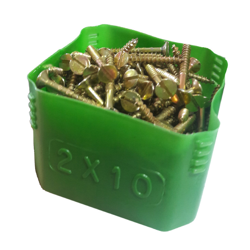 پیچ چوب توسان مدل 2x10  بسته 145 عددی