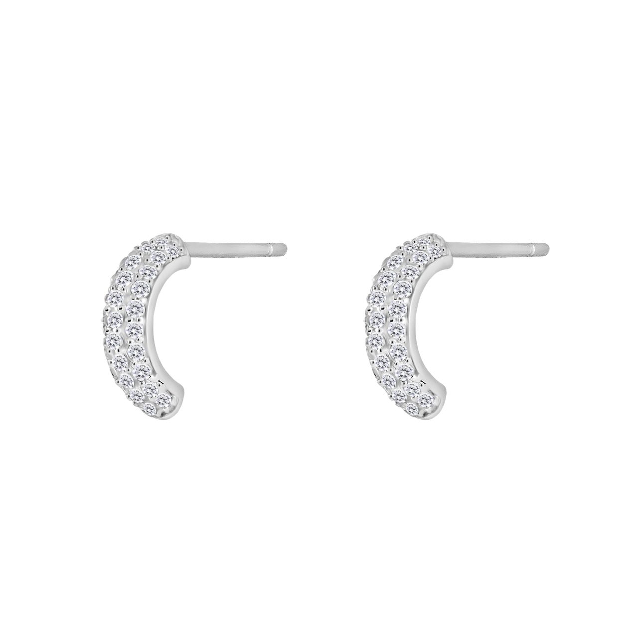 گوشواره نقره اقلیمه کد EN201 -  - 3