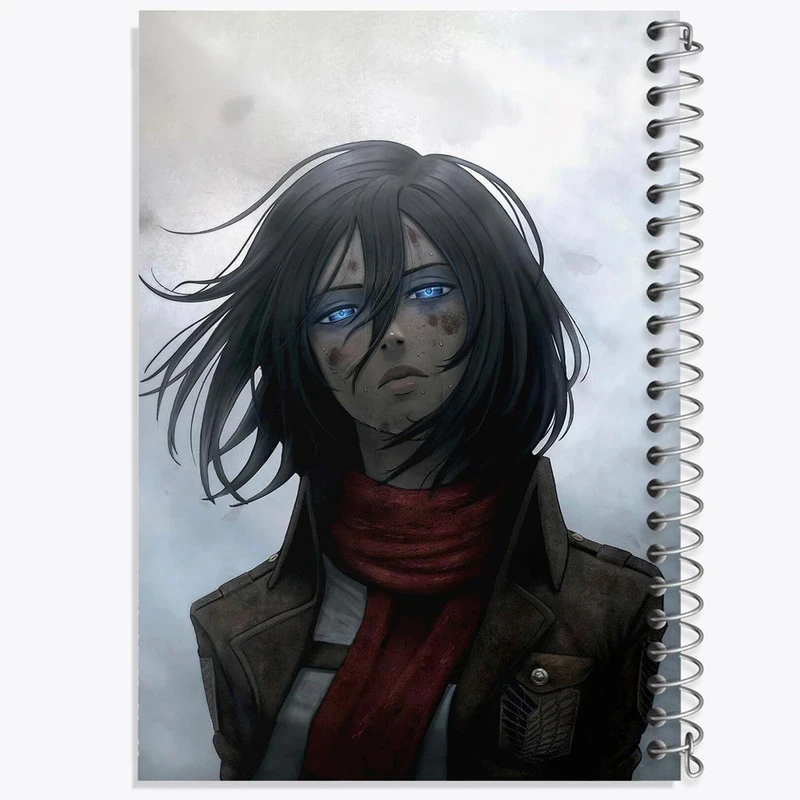 دفتر نقاشی 50 برگ خندالو مدل میکاسا اکرمن انیمه اتک آن تایتان Attack on Titan کد 18520