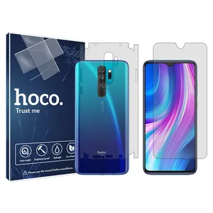 Hoco HyGEL model transparent screen protector suitable for Xiaomi Redmi Redmi Note 8 Pro mobile phone along with the phone back protector